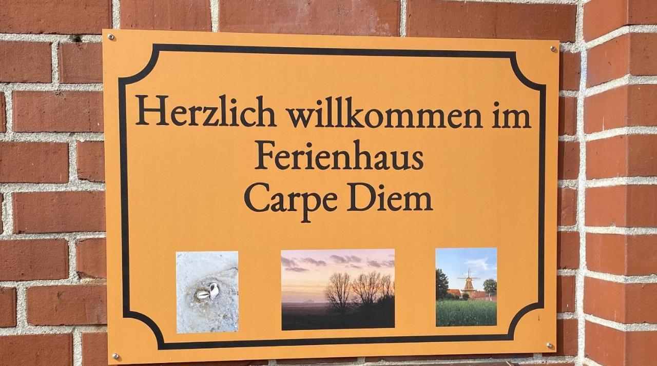 Ferienhaus Carpe Diem Krummhörn Esterno foto